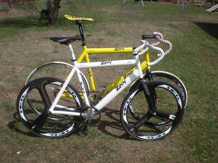 two zinn magnesium track bikes two zinn magnesium track bikes